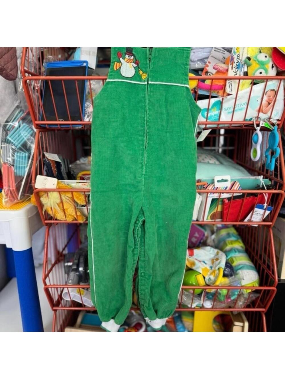Sears Kid's Green Dungarees-overall